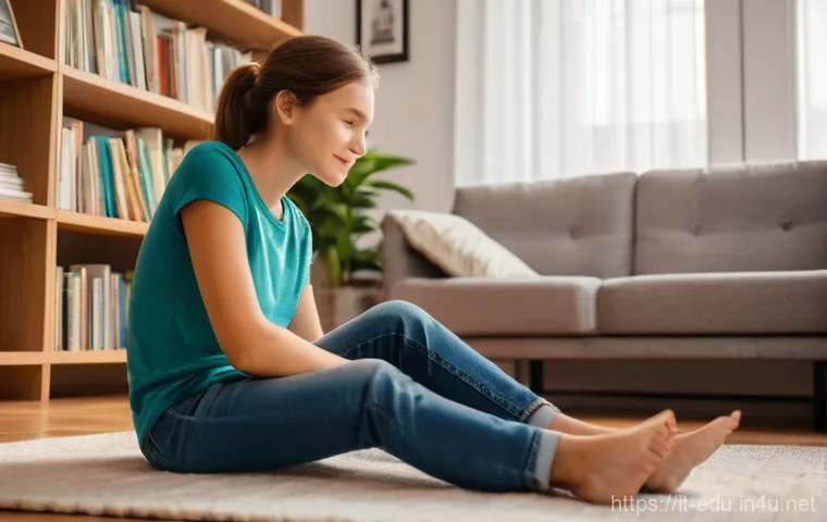 아이들의 감정 표현 - **Prompt 1: Empathetic Connection and Naming Emotions**
    "A cozy, brightly lit living room with s...