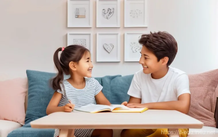 아이들의 감정 표현 - **Prompt 2: Emotional Expression Through Imaginative Play**
    "A vibrant and imaginative child's b...